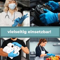 NITRAS 8311 BLUE WAVE Nitril-Handschuhe 100Stk Gr. S