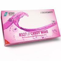 NITRAS 8327 CANDY WAVE Nitril-Handschuhe 100Stk Gr. S