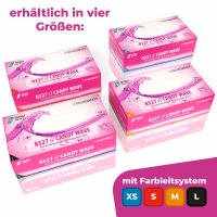 NITRAS 8327 CANDY WAVE Nitril-Handschuhe 100Stk Gr. XS