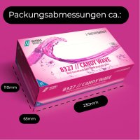 NITRAS 8327 CANDY WAVE Nitril-Handschuhe 100Stk Gr. XS