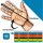 NITRAS 8327 CANDY WAVE Nitril-Handschuhe 100Stk Gr. XS