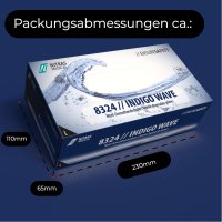 NITRAS 8324 INDIGO WAVE Nitril-Handschuhe 100Stk Gr. L