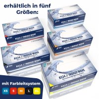 NITRAS 8324 INDIGO WAVE Nitril-Handschuhe 100Stk Gr. S