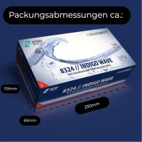 NITRAS 8324 INDIGO WAVE Nitril-Handschuhe 100Stk Gr. S