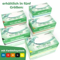NITRAS 8325 MINT WAVE Nitril-Handschuhe 100Stk Gr. L