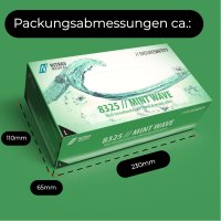 NITRAS 8325 MINT WAVE Nitril-Handschuhe 100Stk Gr. L