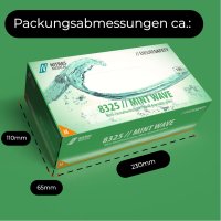 NITRAS 8325 MINT WAVE Nitril-Handschuhe 100Stk Gr. M