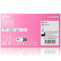 NITRAS 8321 PINK WAVE Nitril-Handschuhe 100Stk Gr. XS