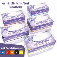 NITRAS 8322 PURPLE WAVE Nitril-Handschuhe 100Stk Gr. M