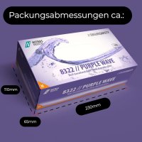 NITRAS 8322 PURPLE WAVE Nitril-Handschuhe 100Stk Gr. M