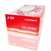NITRAS 8326 RED WAVE Nitril-Handschuhe 100Stk Gr. M