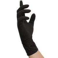 Nitras BLACK SCORPION Latex-Einmalhandschuh 100Stk...