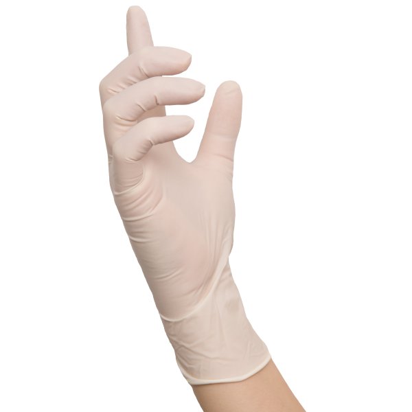 Nitras POLYMER SOFT Latex-Einmalhandschuh 100Stk  -Größe wählbar-