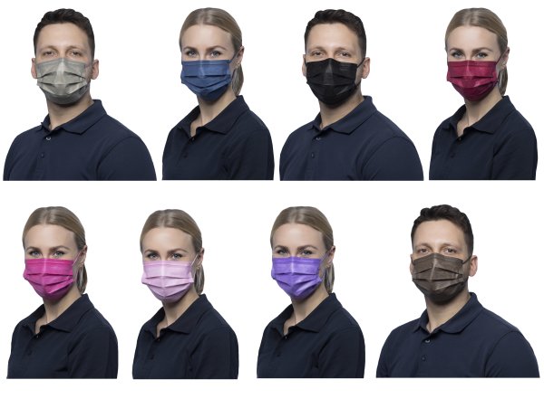 Nitras SOFT PROTECT PLUS Gesichtsmaske 50Stk  -Farbe wählbar-