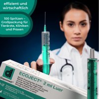 ECOJECT 2-tlg Einmal-Spritzen 2ml 100Stk