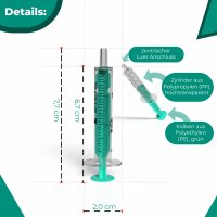 ECOJECT 2-tlg Einmal-Spritzen 2ml 100Stk