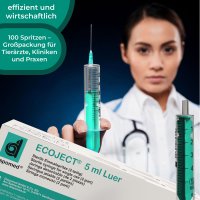 ECOJECT 2-tlg Einmal-Spritzen 5ml 100Stk
