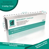 ECOJECT 2-tlg Einmal-Spritzen 5ml 100Stk
