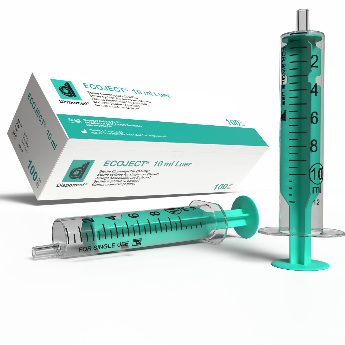 ECOJECT 2-tlg Einmal-Spritzen 10ml 100Stk, 9,95