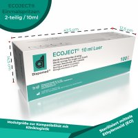 ECOJECT 2-tlg Einmal-Spritzen 10ml 100Stk