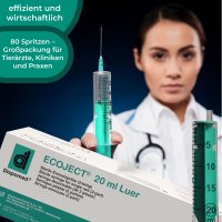 ECOJECT 2-tlg Einmal-Spritzen 20ml 80Stk