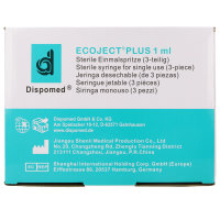 ECOJECT Plus Feindosierspritzen 1ml mit Spardorn 100Stk
