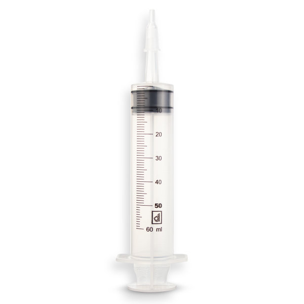 DISPOMED Katheterspritze 50/60ml m. Luer Adapter