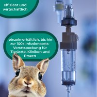 SOLUFLO G LLVet (Tiermedizin) Infusionsbesteck 150cm