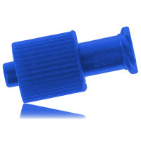 DISPOMED Verschlusskoni Kombi-Stopfen blau 100Stk