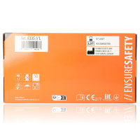 NITRAS 8335 TOUGH GRIP N Nitril-Handschuhe 50Stk orange Gr. L