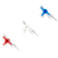 DISPOMED Drei-Wege-Hahn  -Farbe wählbar-