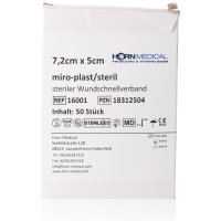 Horn Medical miro-plast Wundschnellverband steril 7,2 x...