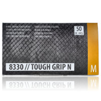 NITRAS 8330 TOUGH GRIP N Nitril-Handschuhe 50Stk schwarz Gr. M