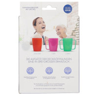 Dr.Junghans Schnabelbecher 1 Griff, 2 Deckel, blau