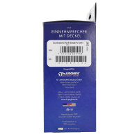 Dr.Junghans Schnabelbecher 2 Griffe, 2 Deckel, blau