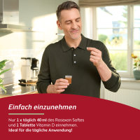 Rosaxan Nährstoffkomplex – 750 ml Saft & 20 Vitamin D Tabletten