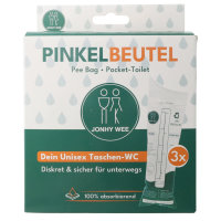 Jonhy Wee Pinkelbeutel unisex Taschen-WC 3Stk