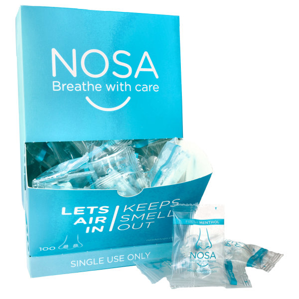 NOSA PLUG odor control Nasenstöpsel mit Menthol 100Stk