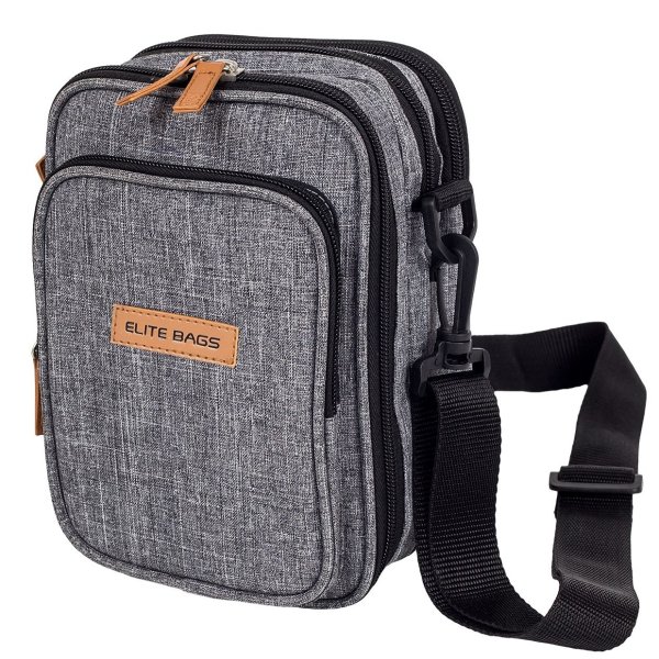 Elite Bags FIT EVO Diabetikertasche grau-bitone