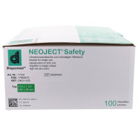 NEOJECT Safety Sicherheits-Kanüle 21G 0,80 x 38mm 100Stk