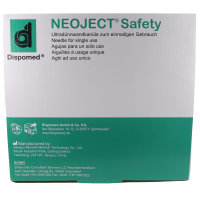 NEOJECT Safety Sicherheits-Kanüle 21G 0,80 x 38mm 100Stk