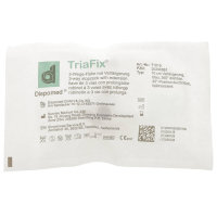 DISPOMED Triafix 3-Wege-Hahn blau mit 10cm Verlängerung