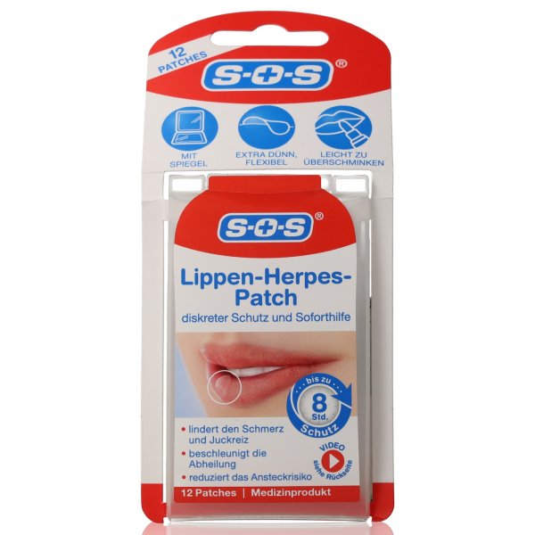 SOS Lippen-Herpes-Patch 12Stk