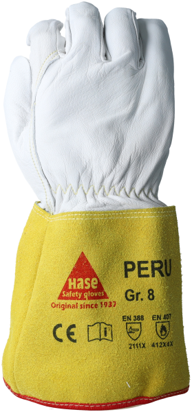 Hase Peru Schweißerhandschuhe Gr. 8