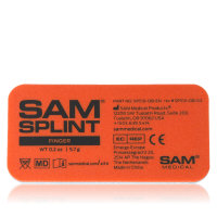 SAM Splint Fingerschiene 9 x 4,5cm orange