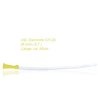 Horn Medical Einlaufbecher mit Irrigator-Set & Darmrohr CH20