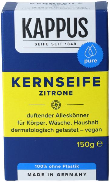 Kappus Kernseife Zitrone 150g