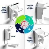 Abtropfschale für Horn Wandspender