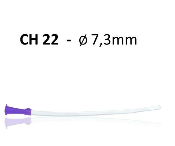 Darmrohr CH 22 - Ø 7,3 mm lila