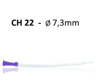 Darmrohr CH 22 - Ø 7,3 mm lila